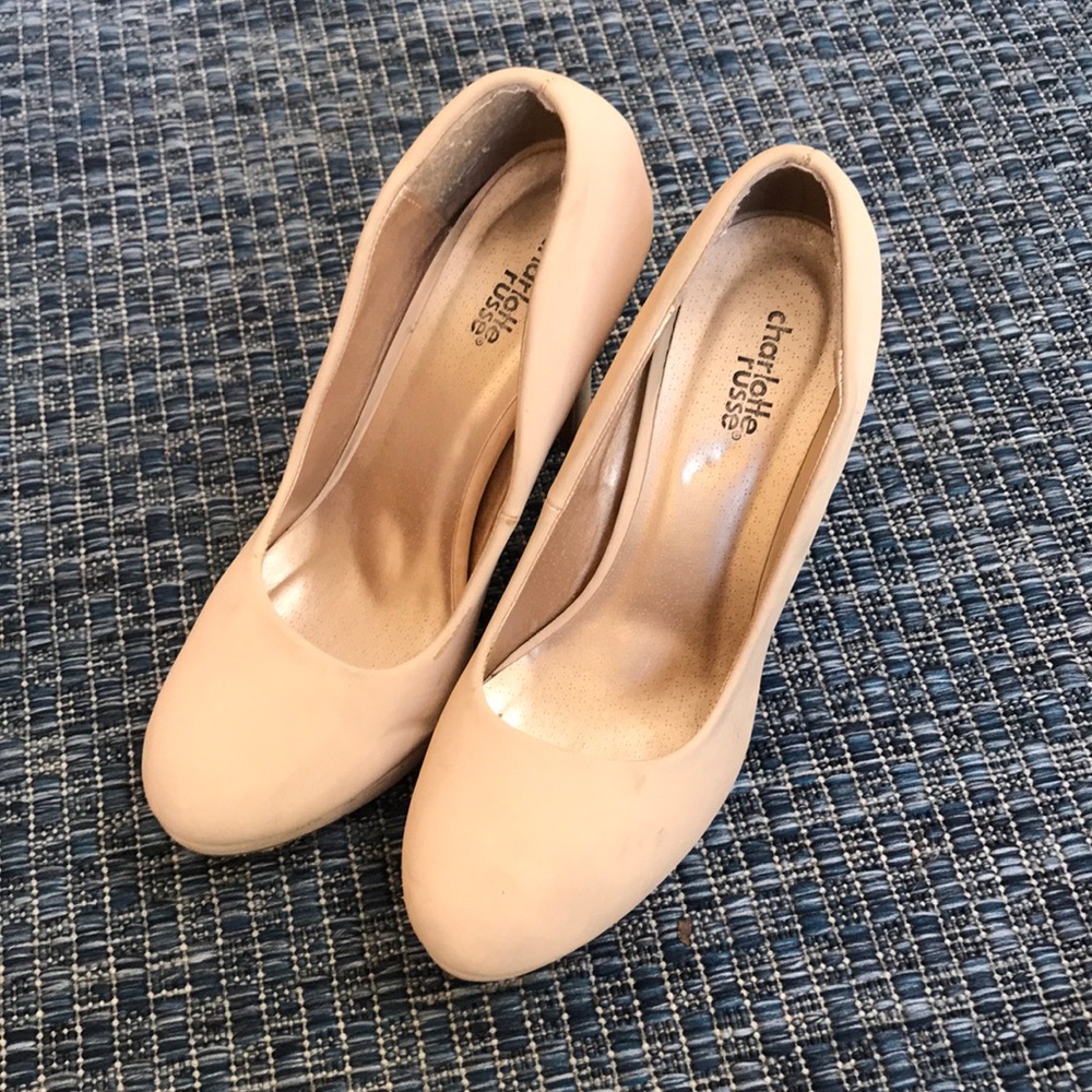 Beige Charlotte Russe Heals